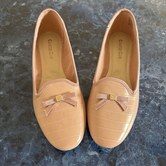 Charter Club Women’s KIMII Loafer w/Bow, Size 8M, Pink, Excellent Cond., NEW!! - Picture 2 of 10